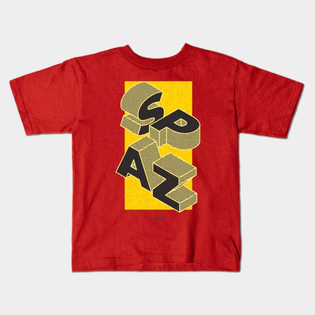 Spaz - In Abstract, Perfect design for nerds! Kids T-Shirt by FourMutts